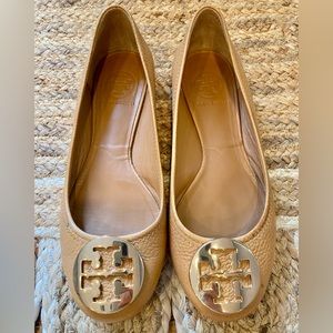 Tan Tory Burch Flats 6.5